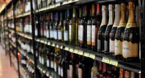 Wine Bottles shelf